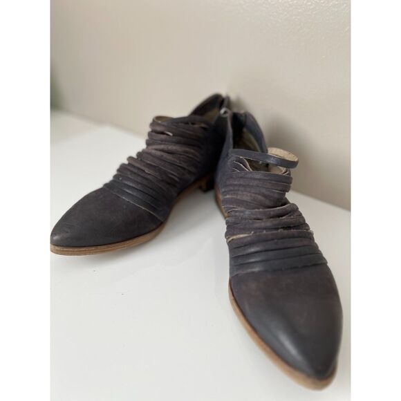 Free People Lost Valley Strappy Ankle mules with back zipper. Size 39 (8) - Picture 2 of 10